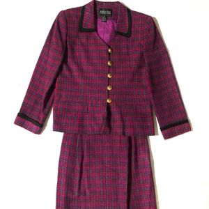 Executive Collection 2 pc. Vintage Blazer/Skirt Set